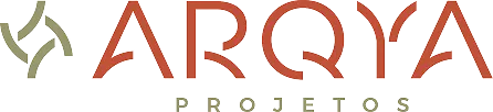 Logo ARQYA Projetos · arquitetura e interiores