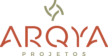 Logo ARQYA Projetos · arquitetura e interiores
