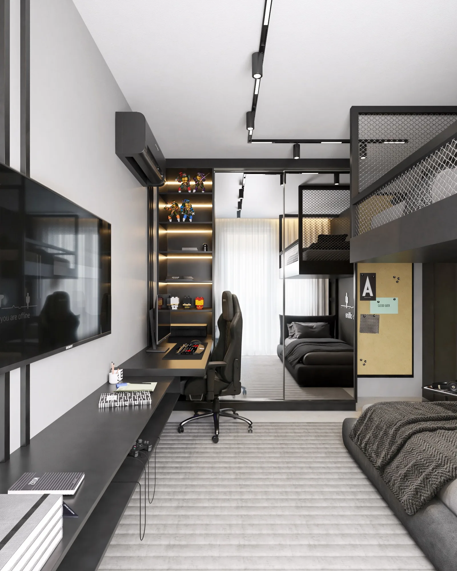 Projeto quarto gamer menino – A